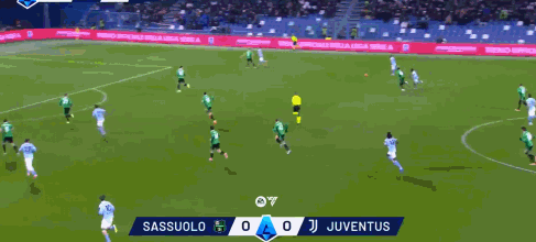 半场：尤文1-0萨索洛，卡卢卢造乌龙，伊尔迪兹多次射门被扑